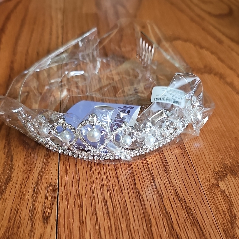 Claire's Silver Metal Tiara Headband